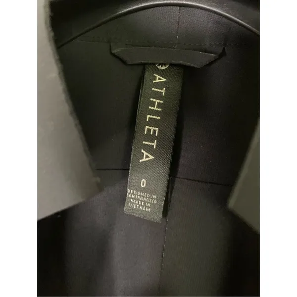 Athleta blazer jacket black women's size 0 - Image 3