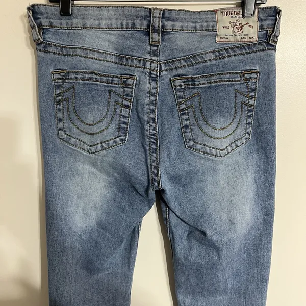 True Religion Women's Becca Mid Rise Bootcut Jean Size‎ 31 Western 90's Y2K - Image 15