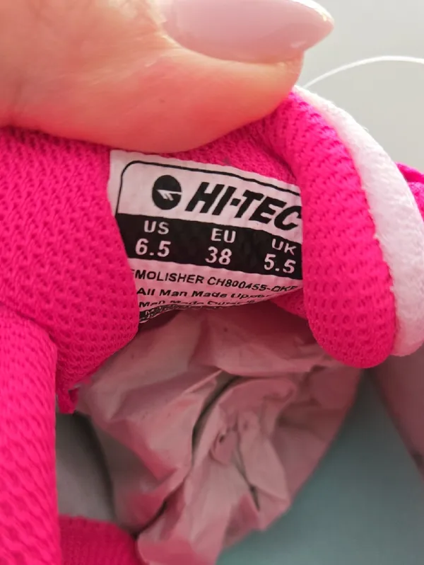 NWT! Hi-Tec Women’s Athletic Shoes - Mint Green & Hot Pink Size 6.5 - Image 8