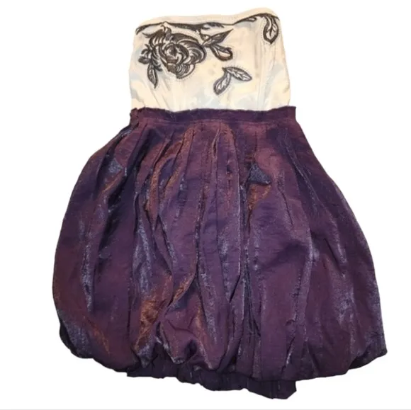 Mustard Seed Purple Dress Size Medium - Image 3