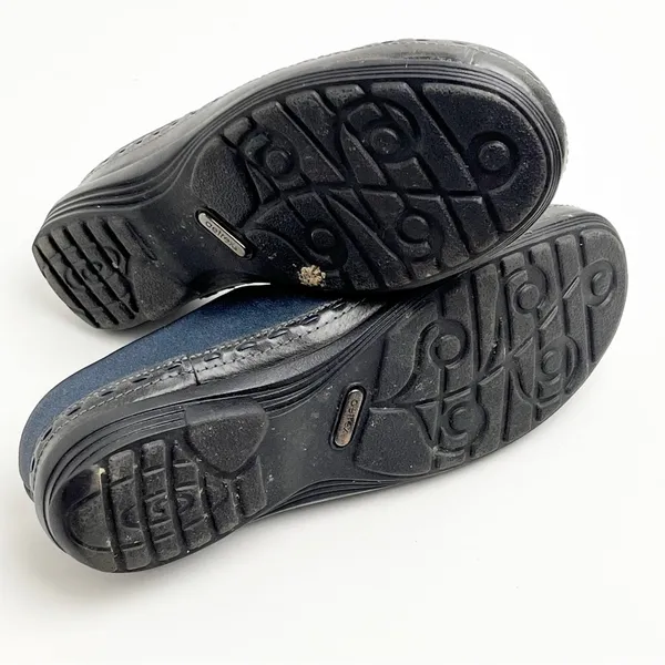 BERRIES By Aetrex Navy Slip On Clog Shoes Size 9 Casual Comfort Neutral Cozy - Image 9