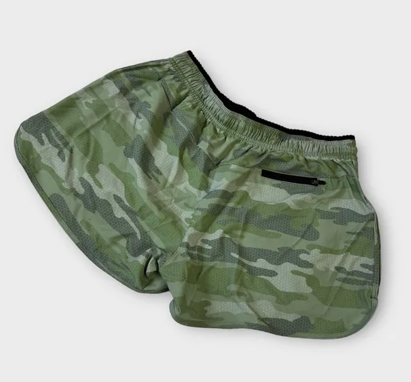 Zuma Camo Running Shorts Large Green Athletic Activewear - Image 3
