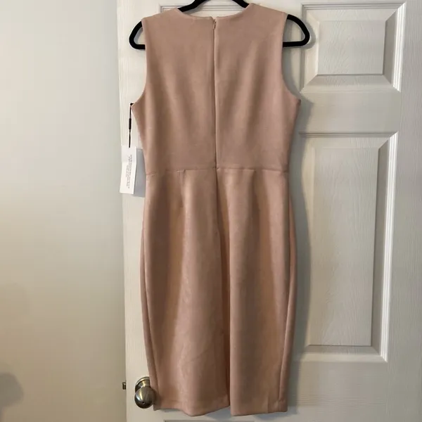 Calvin Klein light pink Sleeveless Sheath Dress Crew Neck size 8 brand new - Image 6