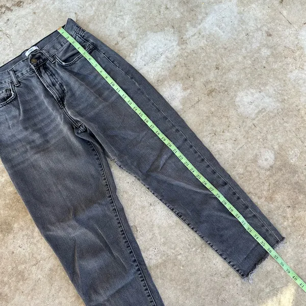 Forever 21 Women's High-Rise Gray/black Denim Jeans Size 27 - Image 4