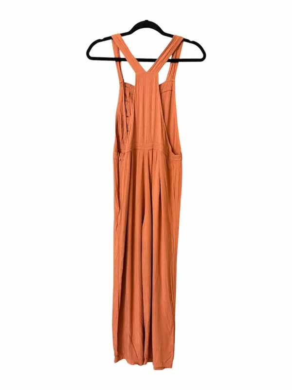 Universal Threads Side-Button Wide-Leg Cropped Overalls Jumpsuit - Image 2