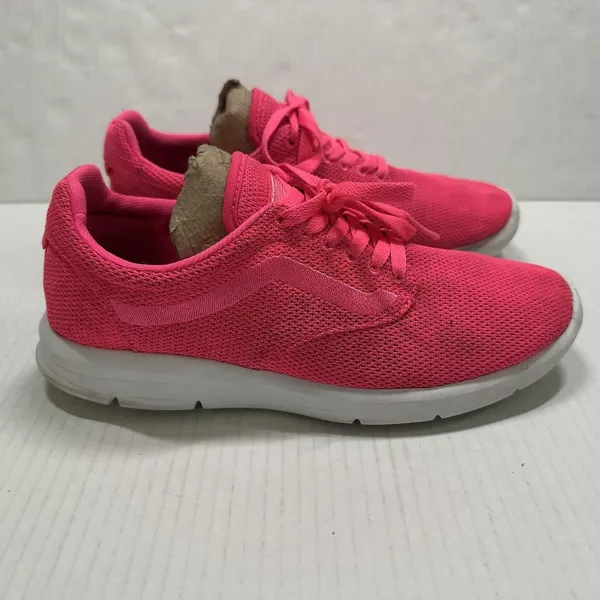 Vans UltraCush Lite Shoes Mens 6.5 Womens 8 Pink Mesh Low Top Walking Sneakers - Image 2