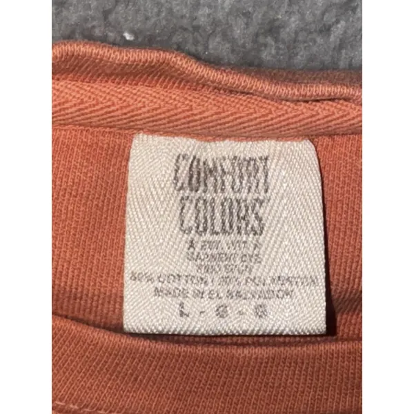 Comfort Colors Oversized Sweatshirt Women‎ L Delta Gamma Zeta Sigma Raw Hem Cozy Collegiate y2k - Image 5