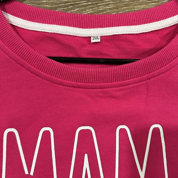 Pink 'Mama' Sweatshirt crew neck Size 2X - Image 2