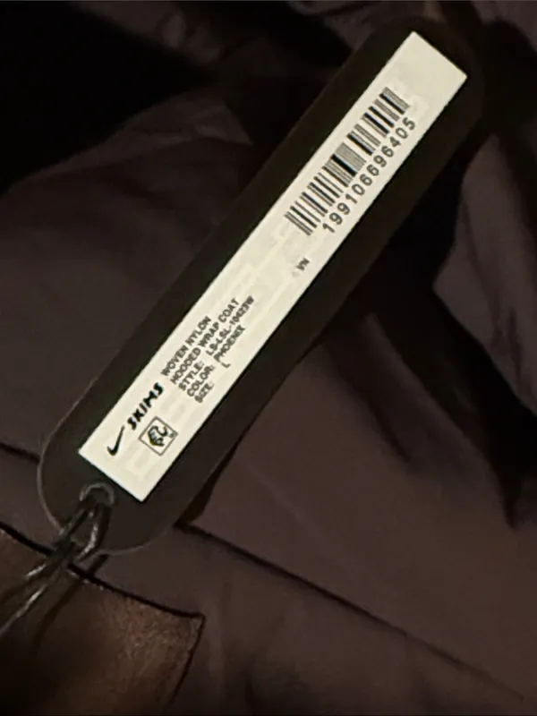 🤎✨ NikeSKIMS Woven Nylon Wrap Coat | Phoenix | L | NWT ✨🤎 (GAR) - Image 5