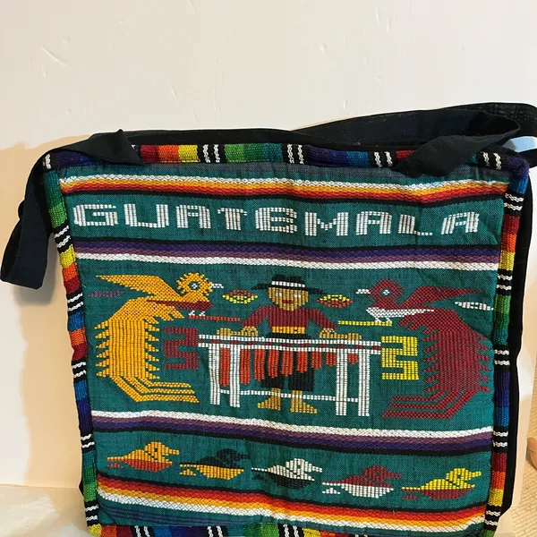 Vintage Guatemala Needle Point‎ Boho Lightweight Purse/Tote Nwot Unbranded - Image 10
