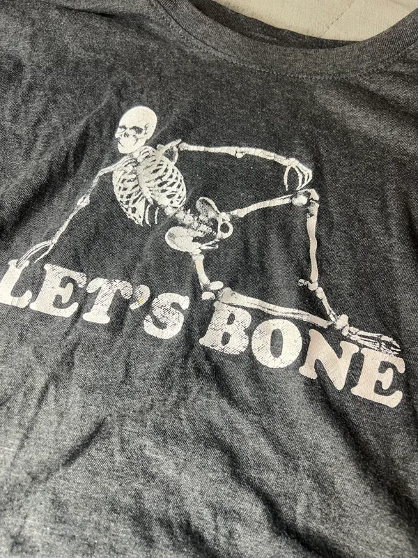 Halloween Shirt Gray Size XL - Image 2