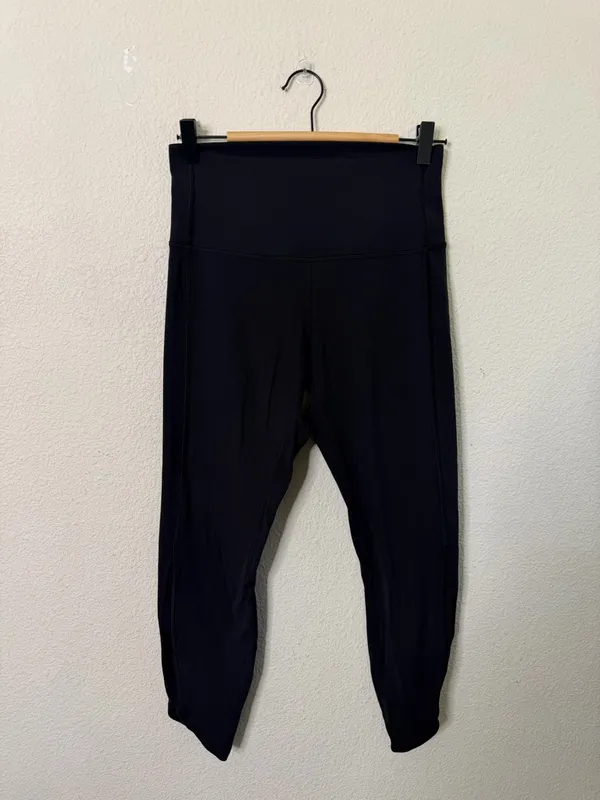 Lululemon Align Pant 25" *Petal‎ Black Womens Size 8 - Image 5