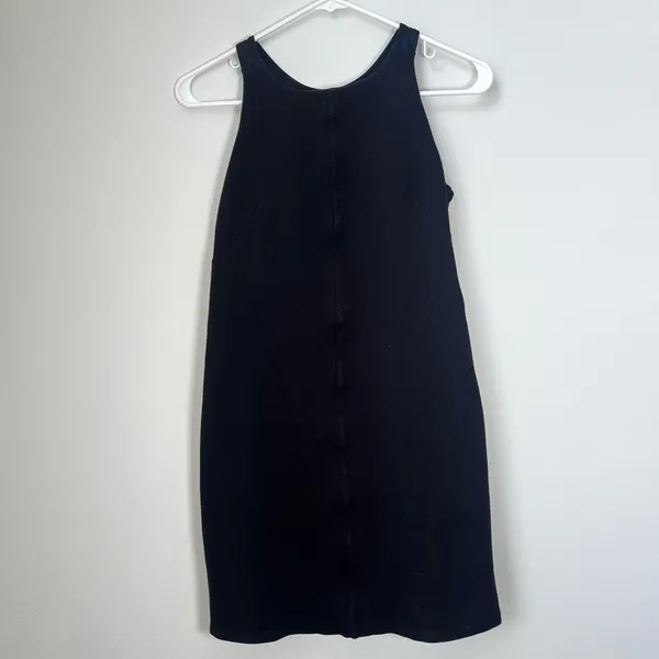 Athleta Whirlwind Razorback Athletic Casual Tank Dress Black Size XS - Image 3