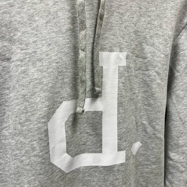 Diamond Skateboards Gray White Logo Pullover Fleece Hoodie Large L NWT Skater - Image 2