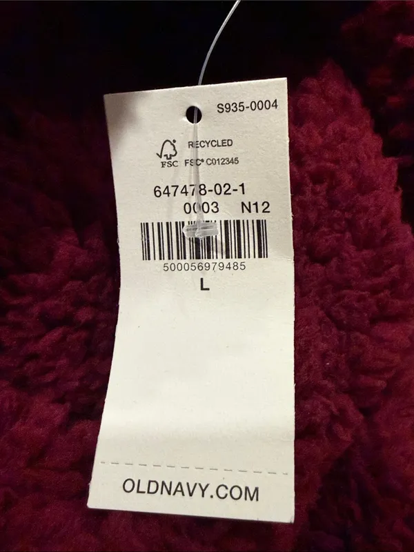 NWT Old Navy loose cozy Sherpa sweatshirt size large . - Image 6