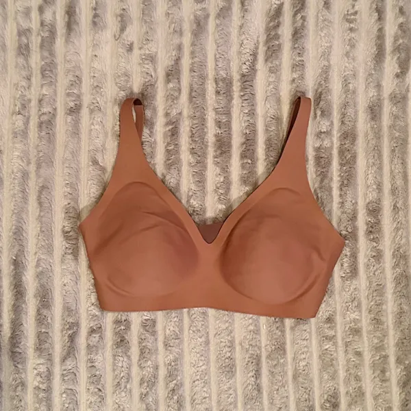 Knix WingWoman Contour Bra Terracotta Brown Wireless‎ Seamless Size S+ - Image 2