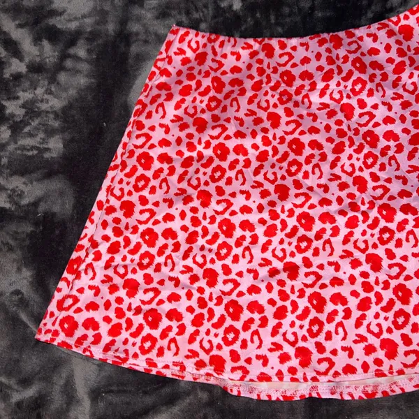 Princess Polly Quinny Pink Leopard Mini Skirt Size 4 - Image 8