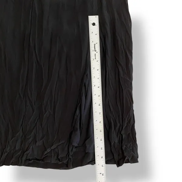 Urban‎ Outfitters Dara Lace Trim Midi Dress Womens Size XS Black Date Party - Image 4