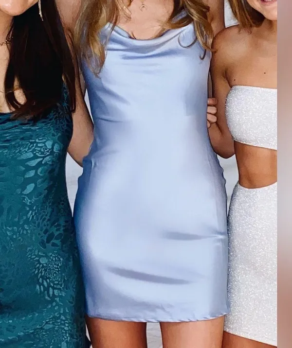 Urban Outfitters Sky Blue Mallory Slip Dress - Image 3