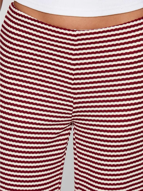 NWT Princess Polly Next To Me Lounge Pant Red/White Stripe - Image 3