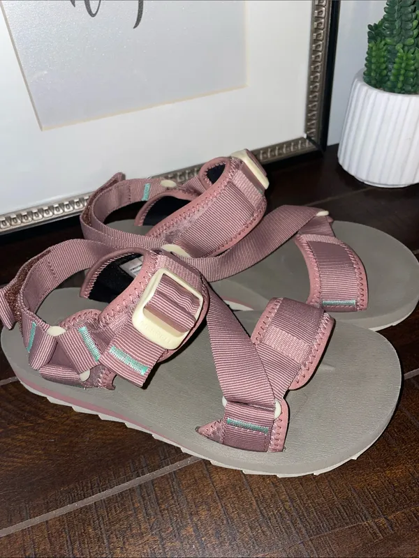Merrell Alpine Strap Pink Strappy Sandals Size 8 in Burlwood - Image 12