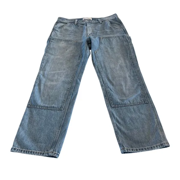 Aritzia‎ Denim Forum The Lou Low Rise Carpenter Loose Fit Utility Cargo Jeans - Image 3