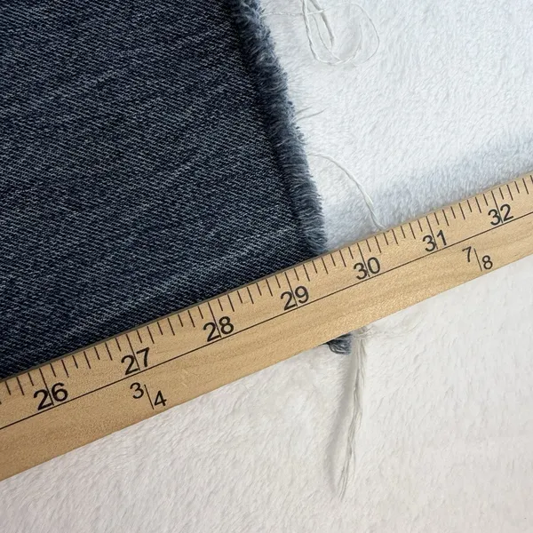 Zara‎ Sz 0 Jeans Wide Leg Raw Hem High Waisted Rise Light Wash Women's Baggy - Image 12