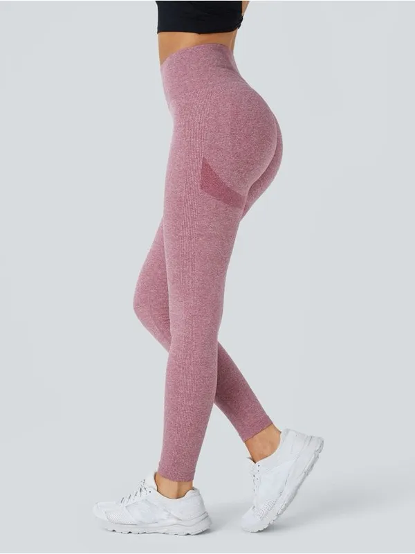Halara 07HBB.- OneForm Seamless Flow High Waisted Booty Scrunch Leggings. - Image 5