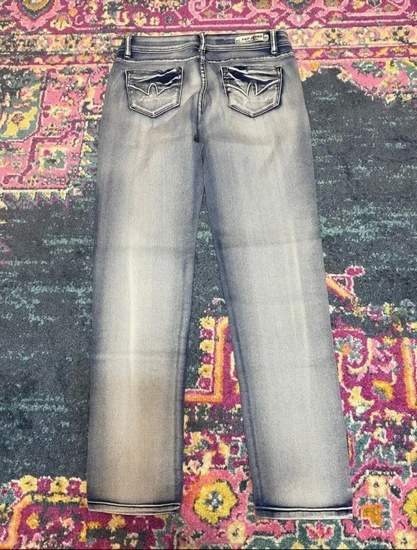 P & P Skinny Jeans with Faded Detailing - Image 4