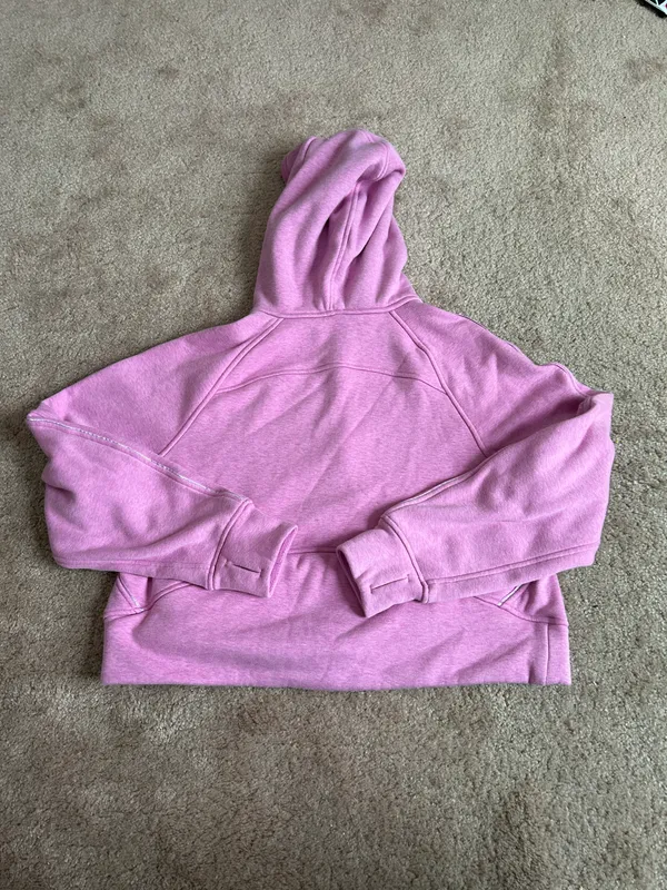 Lululemon Scuba Oversized Half-Zip Hoodie *Plush Heathered Dahlia Mauve - Image 6
