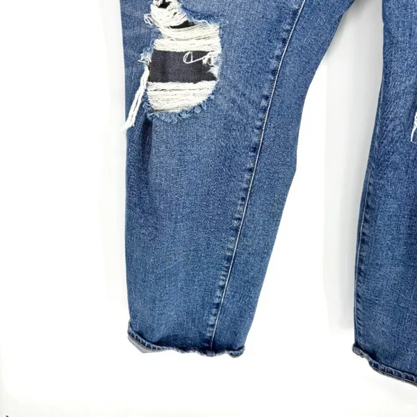 Old Navy O.G. Loose High Rise Distressed Jeans Size 14‎ - Image 2