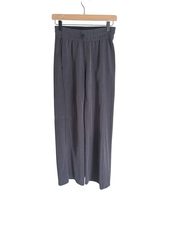 Lululemon Ribbed Softstreme Mid-Rise Pant Black - Image 4