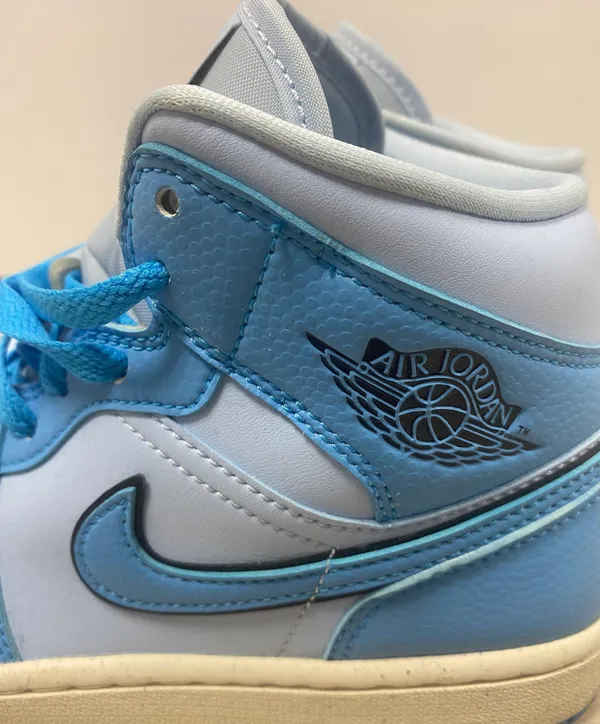 Nike Air Jordan 1 Mid Blue Sneakers - Image 11