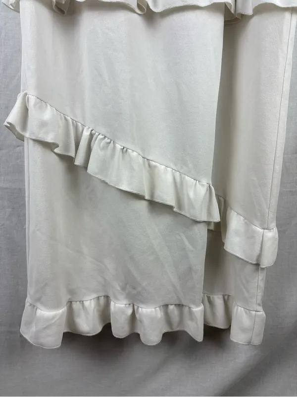 Show Me Your Mumu White Ruffled Greta Dress Size XL - Image 8