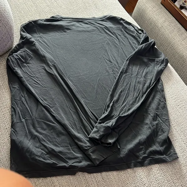 Hollister Dark Gray Long Sleeve Shirt - Image 3