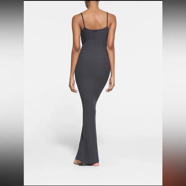 Skims Elegant Black Maxi Dress S - Image 4
