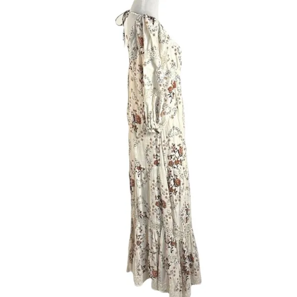 Free People Ethereal Dainty All the Attitude Printed Maxi Dress Medium Cottage - Image 10