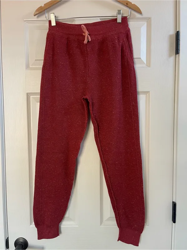 Women’s Daily Practice by Anthropologie Speckled Knit Lounge Set Burgundy Size S - Image 6