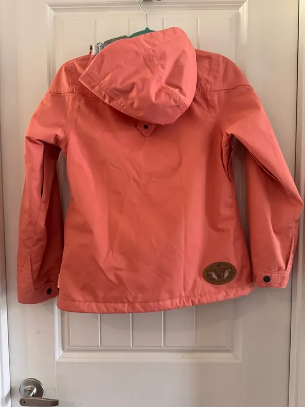 Burton Coral Pink‎ Hooded Snowboarding Ski jacket Women's XS - Image 3
