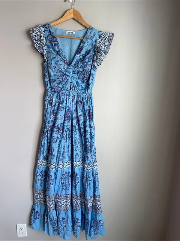 Tuckernuck Celina Moon Flavian Maxi Dress Medium - Image 2