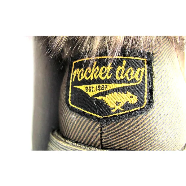 ROCKET DOG Faux Fur Trim Combat Moto Ankle Boots - Image 9