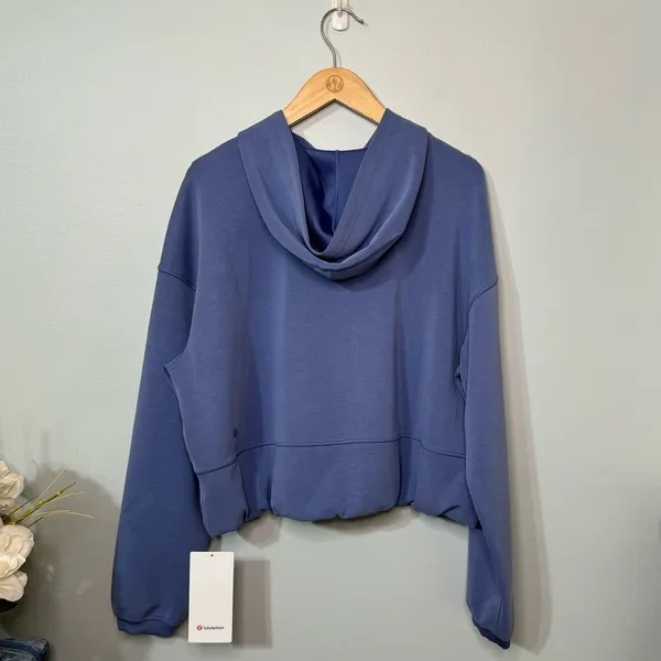 Lululemon Softstreme Full Zip Hoodie Jacket Oasis Blue 12 NWT - Image 6