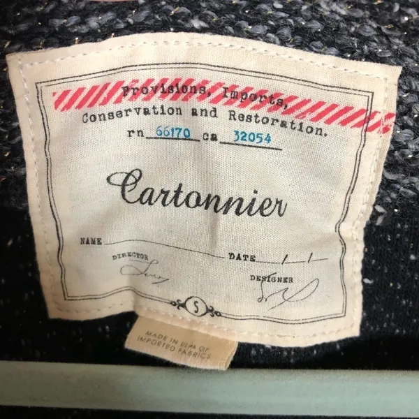 Anthropologie cartonnier sparkly‎ sweater jacket - Image 3