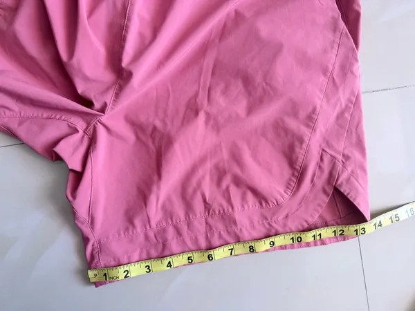 Peloton Output Climb Shorts XL Mens Pink 7" Training Hybrid Cycling Lined Gym - Image 9