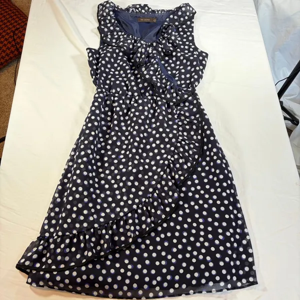 The Limited womens sleeveless ruffle collar dress. Size 0. workwear, church - Image 3