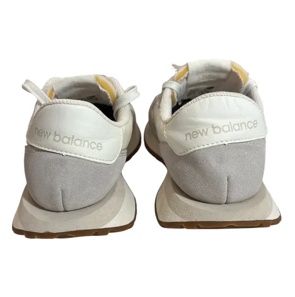 New Balance 237 Women's White and Light Gray Retro Runner Sneakers - Image 4
