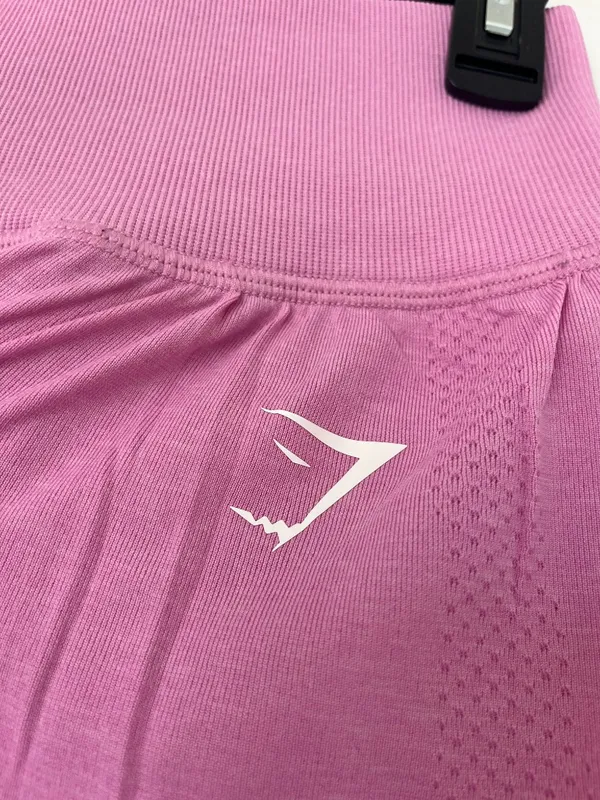 Gymshark Light Pink Workout Shorts - Image 2