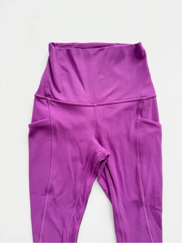 lululemon Align High-Rise Leggings- Vivid Plum - Size 0 - Image 5