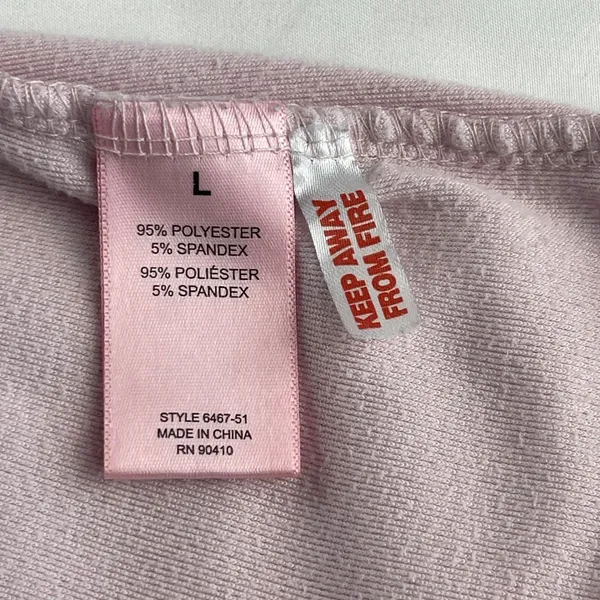 Juicy Couture Pink‎ Velour Embellished Logo Nightshirt Sleepshirt Lounge L - Image 6