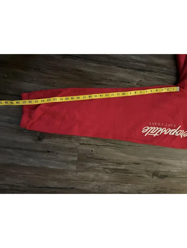 Aeropostale Juniors Large Hoodie & Sweat Pant Set Red Y2K - Image 9